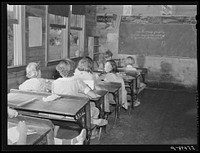[Untitled photo, possibly related to: Overcrowded conditions in a rural school near Morehead, Kentucky]. Sourced from the Library of Congress.