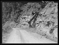 Mountain families in Kentucky "raise" their own coal in the back yard along roadsides. Up Morris Fork of Kentucky River. Sourced from the Library of Congress.