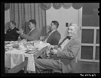 [Untitled photo, possibly related to: Rotary Club dinner and meeting in Yanceyville. Caswell County, North Carolina]. Sourced from the Library of Congress.