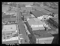 [Untitled photo, possibly related to: Tobacco warehouse section of Durham, North Carolina]. Sourced from the Library of Congress.