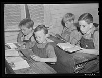 One-room school showing overcrowded conditions and need for repairs and equipment. Breathitt County, Kentucky. Sourced from the Library of Congress.