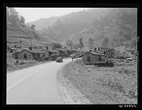 [Untitled photo, possibly related to: Mining town in Virgie in eastern Kentucky mountains]. Sourced from the Library of Congress.