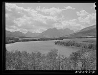 Lake in Glacier National Park, Montana. Sourced from the Library of Congress.