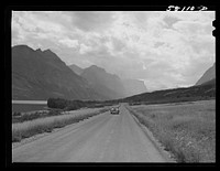 Going-to-the-Sun highway. Glacier National Park, Montana. Sourced from the Library of Congress.