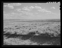 Indian reservation land near Crow Agency, Montana. Sourced from the Library of Congress.