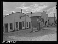Stores in Lame Deer, Montana. Sourced from the Library of Congress.