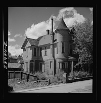 Homes in old mining town. Leadville, Colorado. Sourced from the Library of Congress.