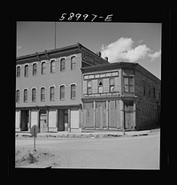 Stores in old mining town. Leadville, Colorado. Sourced from the Library of Congress.