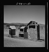 [Untitled photo, possibly related to: Mailboxes on ranch near Granby, Colorado]. Sourced from the Library of Congress.
