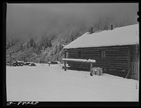 [Untitled photo, possibly related to: Ashcroft, Colorado. Ghost mining town after early blizzard]. Sourced from the Library of Congress.