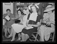 Meeting of the women's club. Tygart Valley Homesteads, West Virginia. Sourced from the Library of Congress.