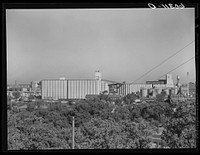 Archer-Daniels Compnay grain elevators--total capacity of thirty two million bushels. Minneapolis, Minnesota. Sourced from the Library of Congress.