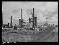 Barnsdall oil refinery. Wichita, Kansas. Sourced from the Library of Congress.