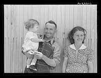 FSA (Farm Security Administration) tenant purchase borrower with wife and child, Crawford County, Illinois. Sourced from the Library of Congress.