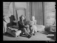 Migrant couple living in one room of abandoned house on property of fruit grower. Berrien County, Michigan. Sourced from the Library of Congress.