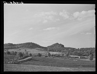 Typical hilly land of Ross County, Ohio. Sourced from the Library of Congress.