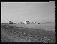 Amundson farm unit. Red River Valley Farms, North Dakota. Sourced from the Library of Congress.