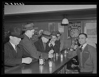 [Untitled photo, possibly related to: Bar at Catholic Sokol Club. Ambridge, Pennsylvania]. Sourced from the Library of Congress.