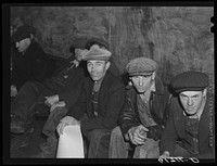 German-Russian farmers waiting to vote. Election day, 1940. McIntosh County, North Dakota. Sourced from the Library of Congress.