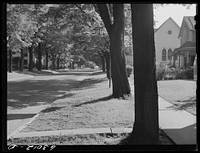 Residential section. Marysville, Ohio. Sourced from the Library of Congress.