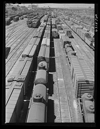 Railroad yards. Milwaukee, Wisconsin. Sourced from the Library of Congress.