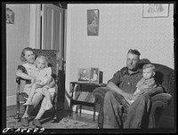 Olaf Ryskedahle and family, tenant purchase borrowers. Freeborn County, Minnesota. Sourced from the Library of Congress.