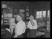 [Untitled photo, possibly related to: Beer parlor. Bruce Crossing, Michigan]. Sourced from the Library of Congress.