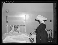 [Untitled photo, possibly related to: Charity ward. Saint Vincent's Hospital. Norfolk, Virginia]. Sourced from the Library of Congress.