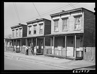Houses occupied by defense workers. Norfolk, Virginia. Sourced from the Library of Congress.