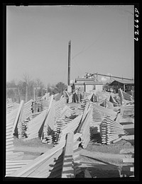 [Untitled photo, possibly related to: Lumber mill. Tappahannock, Virginia]. Sourced from the Library of Congress.