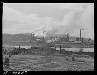 [Untitled photo, possibly related to: Carnegie-Illinois steelworks. Etna, Pennsylvania]. Sourced from the Library of Congress.