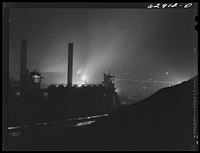 [Untitled photo, possibly related to: Jones and Laughlin steel company. Pittsburgh, Pennsylvania]. Sourced from the Library of Congress.