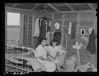 Interior of house rented to Mexican workers by Michigan Sugar Company. Saginaw County, Michigan. Sourced from the Library of Congress.