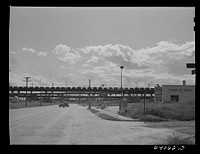 Seventy ton carloads of iron ore going out on the dock. Duluth, Minnesota. Sourced from the Library of Congress.