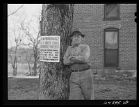 [Untitled photo, possibly related to: Newton County, Missouri. Camp Crowder area. Mr. Casement, farmer in the area bought by the Army for construction. He has bought a farm nearby]. Sourced from the Library of Congress.