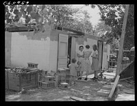 Detroit, Michigan. Ladies toilet in the Daniels trailer park where many defense workers live. Sourced from the Library of Congress.