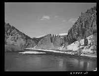 Beaverhead County, Montana. Ice and snow melting along the Big Hole River. Sourced from the Library of Congress.