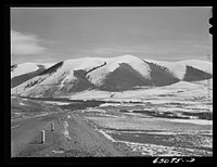 Granite County, Montana. U.S. highway no. 10. Sourced from the Library of Congress.