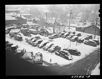 [Untitled photo, possibly related to: Lewiston, Montana. Used car lot]. Sourced from the Library of Congress.