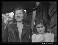 Flathead Valley special area project, Montana. Children of John Tombrink, FSA (Farm Security Administration) borrower. Sourced from the Library of Congress.
