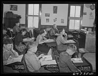 Stark County, North Dakota. Rural school. Sourced from the Library of Congress.