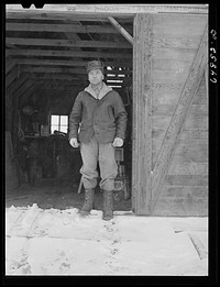 [Untitled photo, possibly related to: Adams County, North Dakota. North Dakota stock farmer George P. Moeller]. Sourced from the Library of Congress.