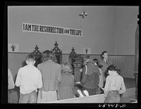 Wisdom, Montana. Singing hymns at Sunday school. Sourced from the Library of Congress.