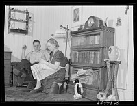 Wisdom, Montana. Mr. and Mrs. Len Smith. Sourced from the Library of Congress.