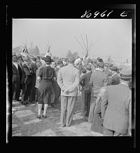 Windsor Locks, Connecticut. Indian performers at the Indian fair sponsored by the local Indian association. Sourced from the Library of Congress.