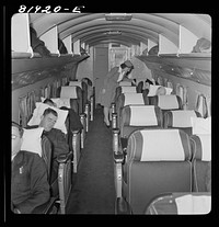 Aboard United airliner enroute from San Francisco to New York. Sourced from the Library of Congress.