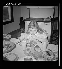 [Untitled photo, possibly related to: Dinner on a Maryland farm]. Sourced from the Library of Congress.