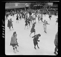 New York, New York. Ice skating in Rockefeller Center. Sourced from the Library of Congress.