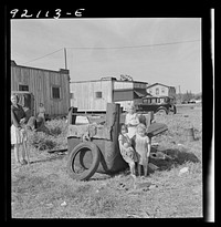 [Untitled photo, possibly related to: Migrant laborers children living in overcrowded camps with very bad sanitary conditions. Belle Glade, Florida]. Sourced from the Library of Congress.