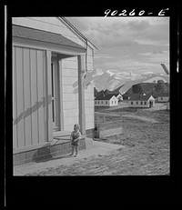 [Untitled photo, possibly related to: Defense worker's home on Carson Street. Sunset Village, Radford, Virginia. FSA (Farm Security Administration) project]. Sourced from the Library of Congress.